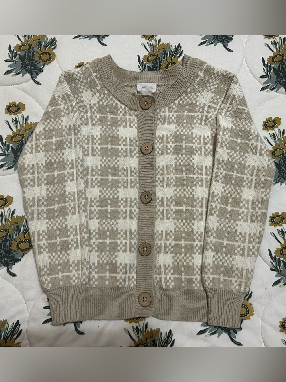 Jamie Kay Marlo Cardigan Marlo Check Jacquard 2YR